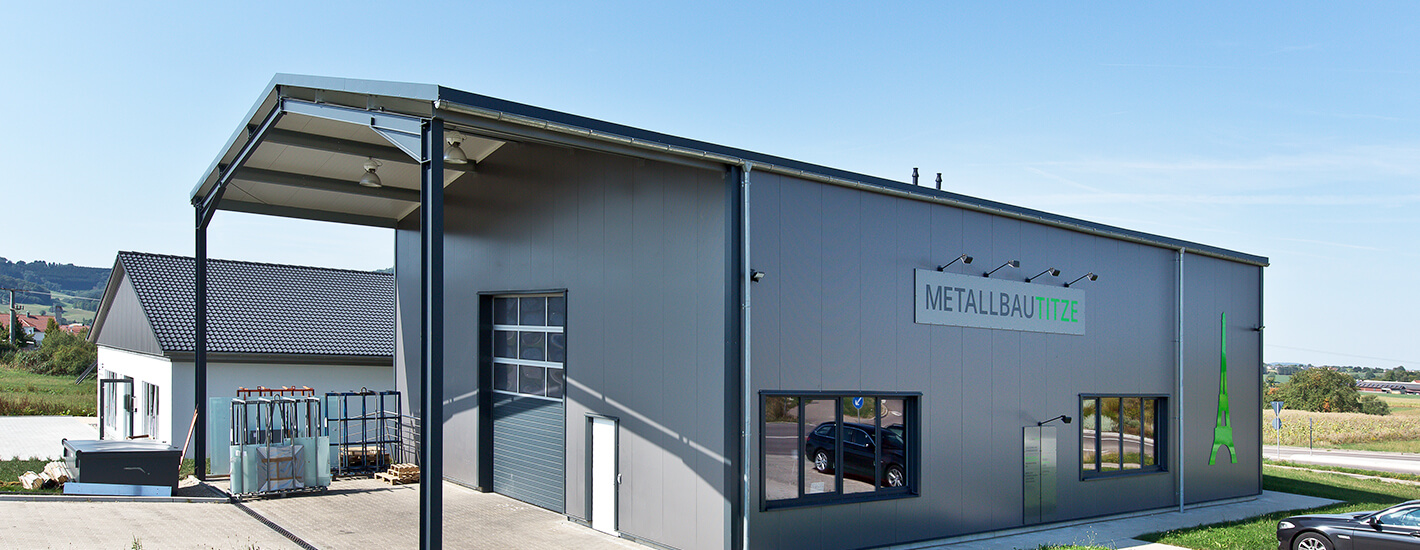 Gewerbehalle – Metallbau Titze, Waldstetten