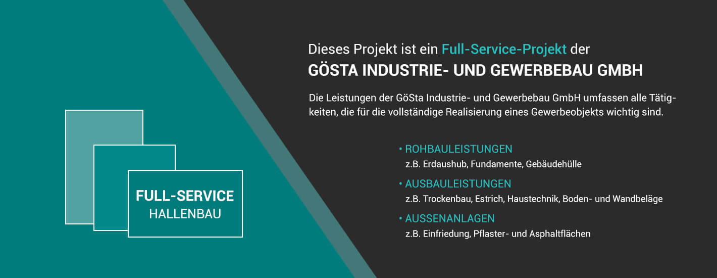 Industriehalle bauen – Projektbeispiel von GöSta