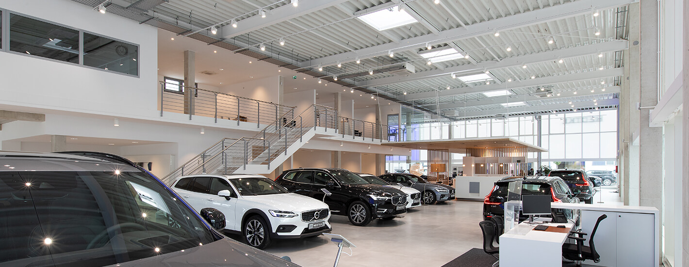 Umbau und Erweiterung der Ausstellungshalle – Autohaus Hedtke, Weiterstadt